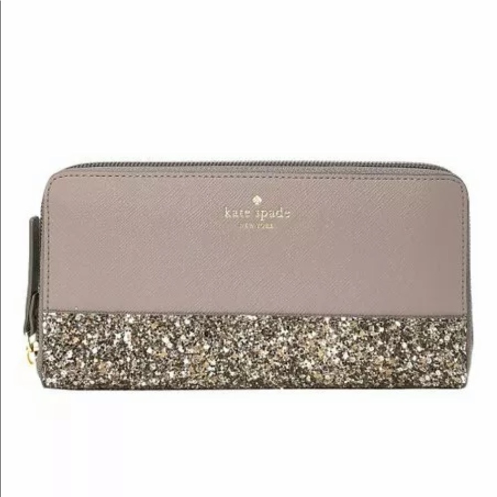 Kate Spade Greta Court Neda Glitter Wallet